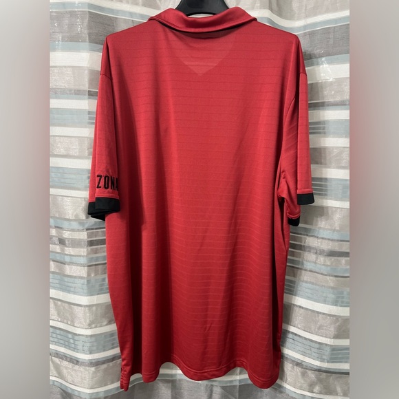 Arizona Cardinals NFL Team Apparel Polyester Polo Shirt - Picture 2 of 7